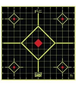 PROSHOT SPLATTER SHOT 12IN GREEN SIGHT-IN TARGET - 12 QTY. PACK 12SI-GREEN-12PK - Taurus Savings